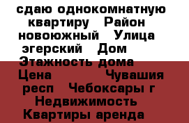 сдаю однокомнатную квартиру › Район ­ новоюжный › Улица ­ эгерский › Дом ­ 35 › Этажность дома ­ 5 › Цена ­ 7 000 - Чувашия респ., Чебоксары г. Недвижимость » Квартиры аренда   